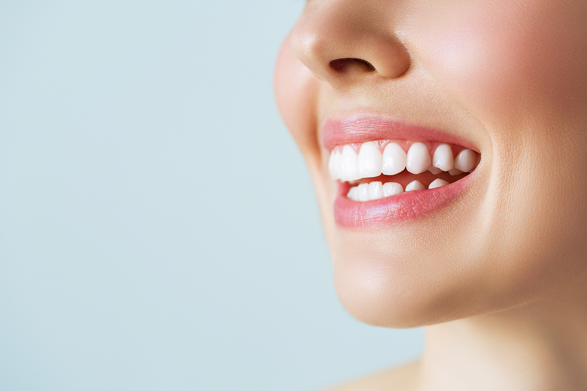 Perfect healthy teeth smile